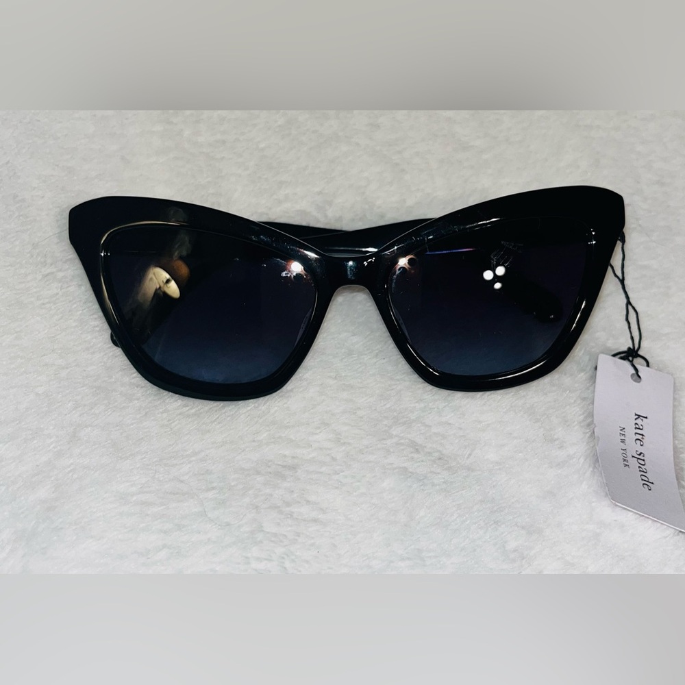 Kate Spade Amelie Black Sunglasses NWT! ♠️ - Picture 4 of 10